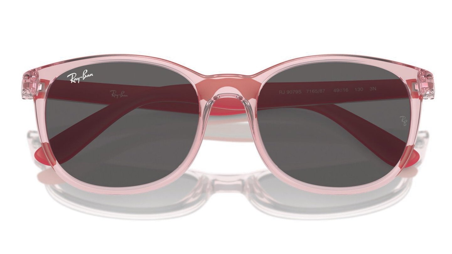 Ray-Ban Junior 9079S Transparent Pink Dark Grey (9079S 716587)