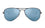 Ray-Ban Junior Aviator 9506 Matte Black Blue Mirror (9506 201/55)