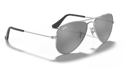 Ray-Ban Junior Aviator 9506 Silver Grey Silver Mirror (9506 212/6G)