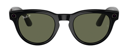 Ray-Ban Meta Headliner Polarised Shiny Black G15 Green (4009 601/9A)