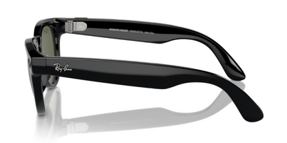 Ray-Ban Meta Headliner Polarised Shiny Black G15 Green (4009 601/9A)