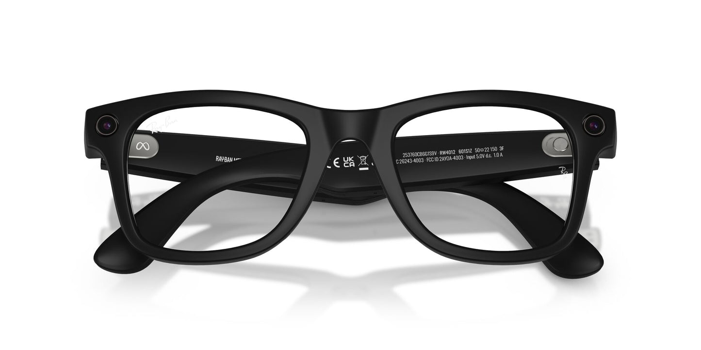 Ray-Ban 4012 Meta (Gen 2) Wayfarer Matte Black Clear/Grey Transitions RW4012 601S1Z (53)