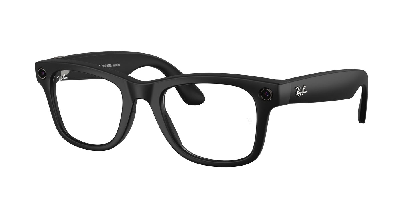 Ray-Ban 4012 Meta (Gen 2) Wayfarer Matte Black Clear/Blue Light RW4012 601SSB (53)