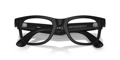 Ray-Ban 4012 Meta (Gen 2) Wayfarer Matte Black Clear/Blue Light RW4012 601SSB (53)