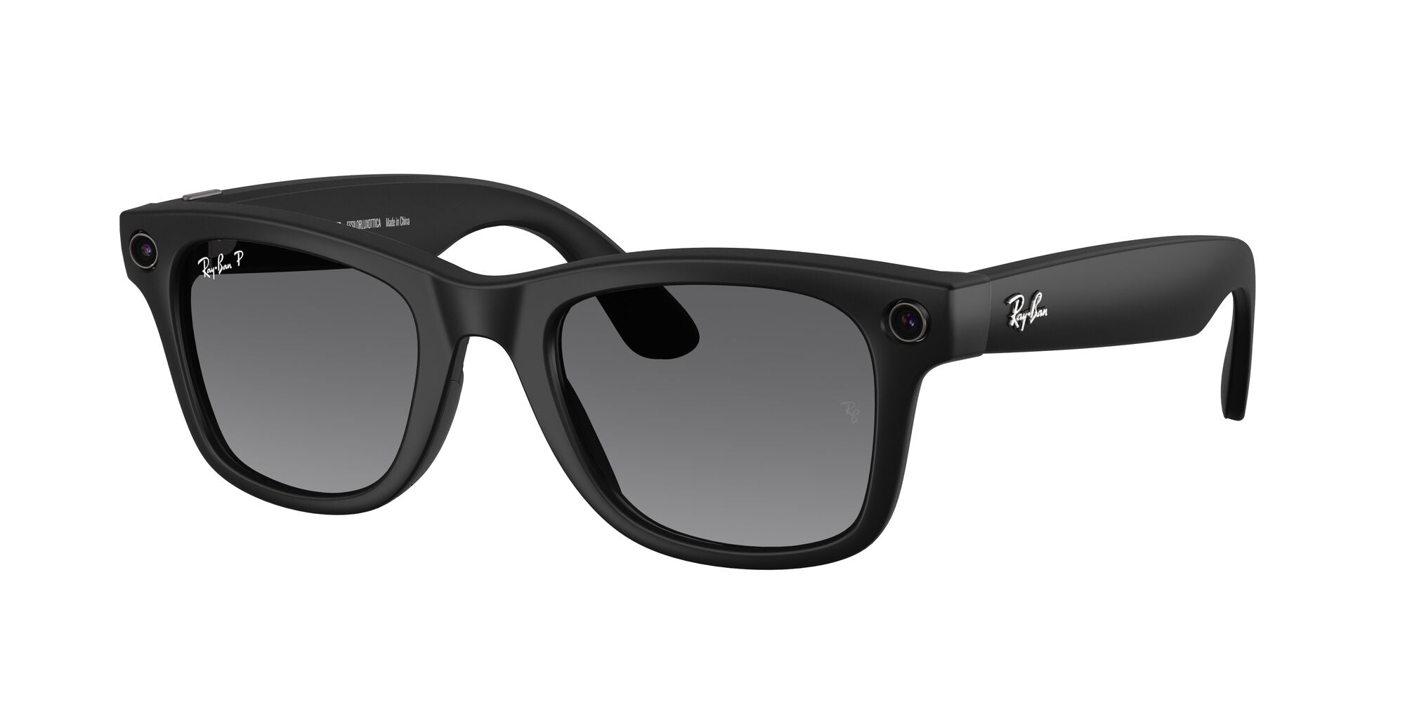 Ray-Ban Meta (Gen 2) Wayfarer Polarised Matte Black Graphite Gradient 4012 601ST3 (50)