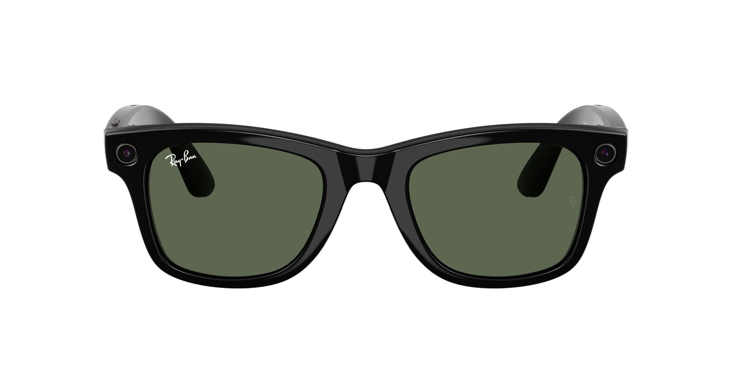 Ray-Ban 4012 Meta (Gen 2) Wayfarer Black G15 Green RW4012 601/71 (50)