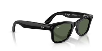 Ray-Ban 4012 Meta (Gen 2) Wayfarer Black G15 Green RW4012 601/71 (53)