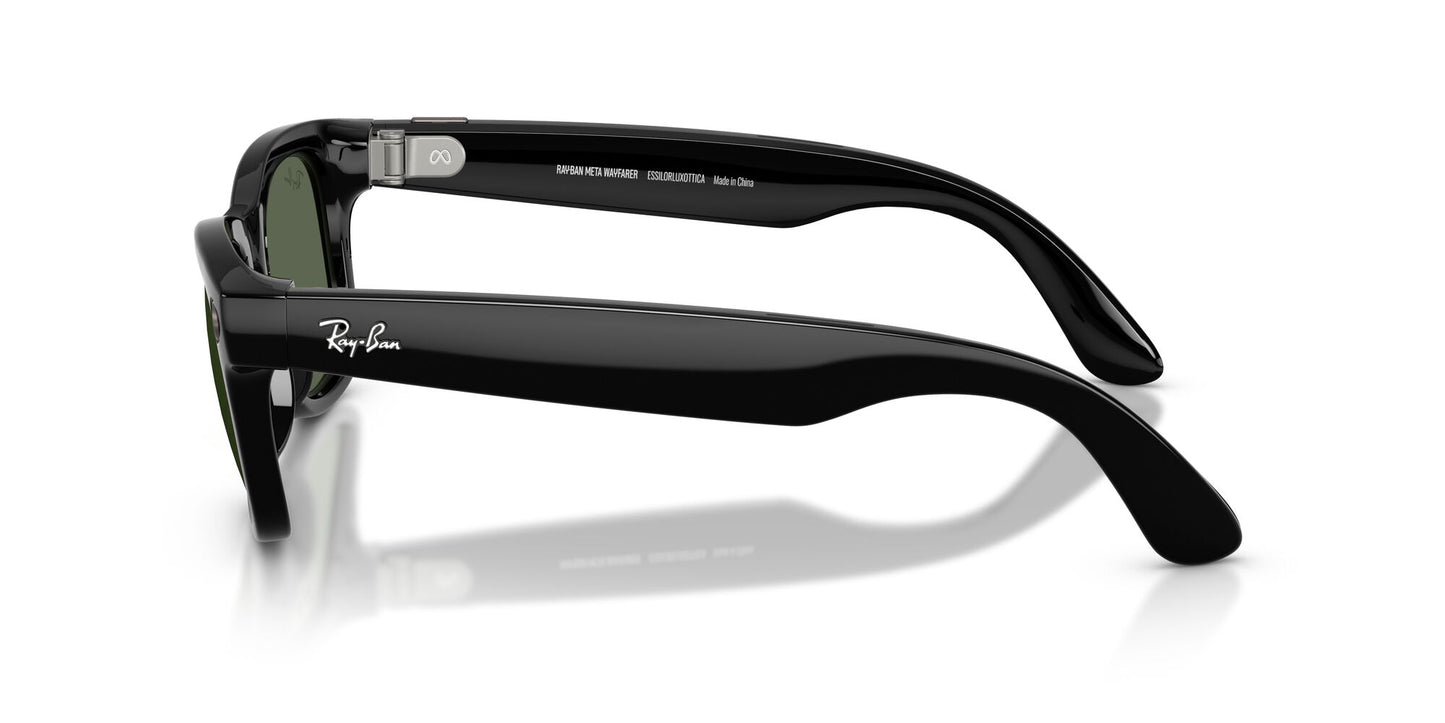 Ray-Ban 4012 Meta (Gen 2) Wayfarer Black G15 Green RW4012 601/71 (50)