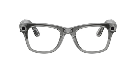 Ray-Ban 4012 Meta (Gen 2) Wayfarer Transparent Grey Clear/Sapphire Transitions RW4012 6840MF (53)