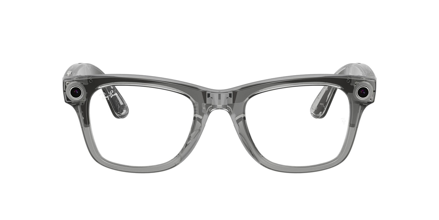 Ray-Ban 4012 Meta (Gen 2) Wayfarer Transparent Grey Clear/Sapphire Transitions RW4012 6840MF (50)