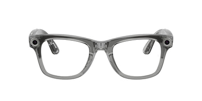 Ray-Ban 4012 Meta (Gen 2) Wayfarer Transparent Grey Clear/Sapphire Transitions RW4012 6840MF (50)