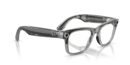 Ray-Ban 4012 Meta (Gen 2) Wayfarer Transparent Grey Clear/Sapphire Transitions RW4012 6840MF (50)
