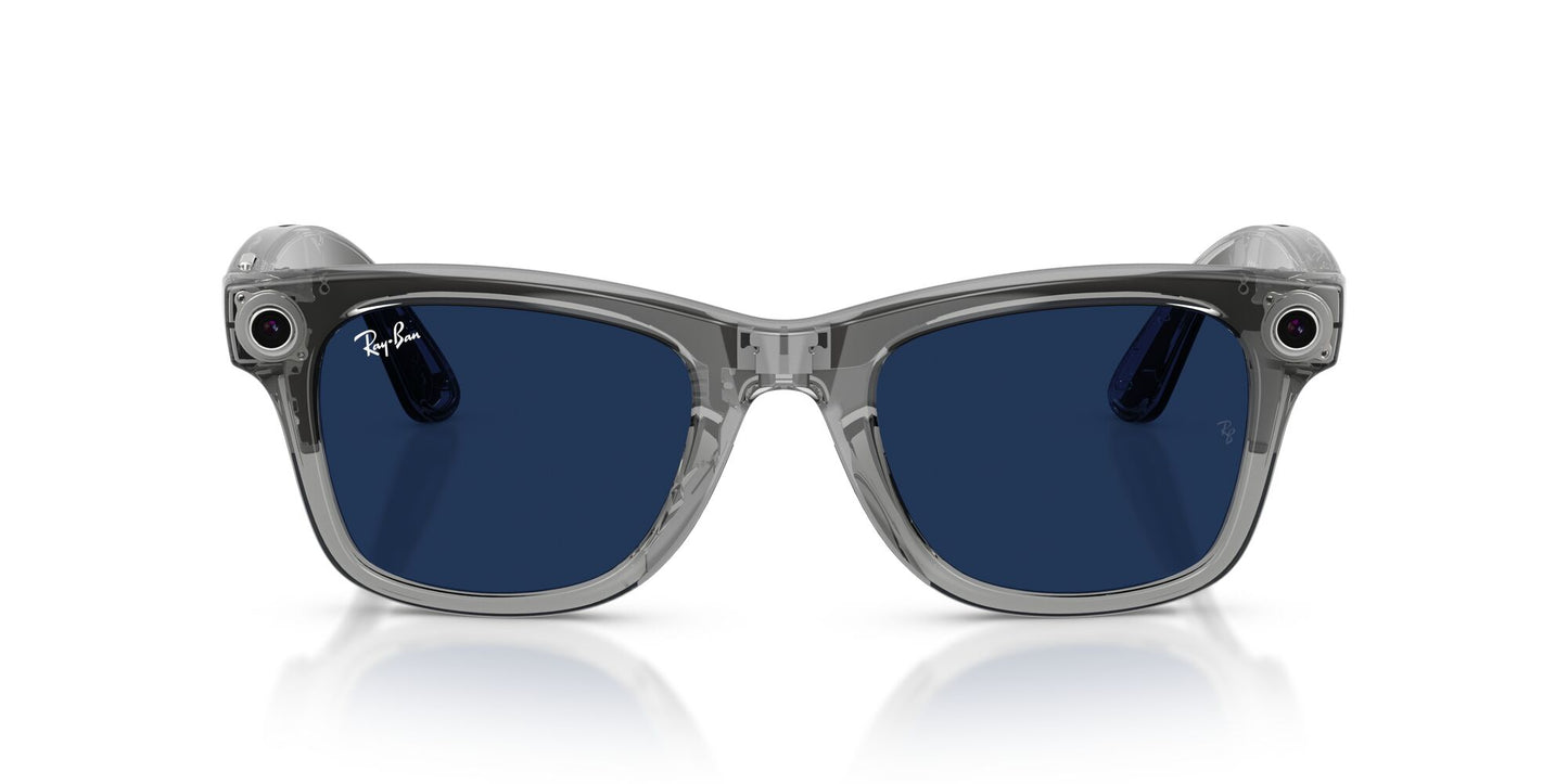 Ray-Ban 4012 Meta (Gen 2) Wayfarer Transparent Grey Clear/Sapphire Transitions RW4012 6840MF (50)