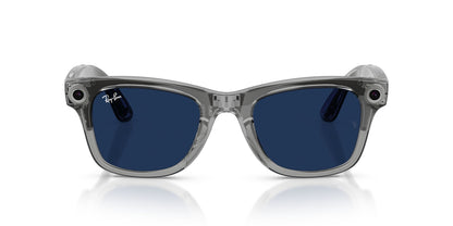 Ray-Ban 4012 Meta (Gen 2) Wayfarer Transparent Grey Clear/Sapphire Transitions RW4012 6840MF (50)