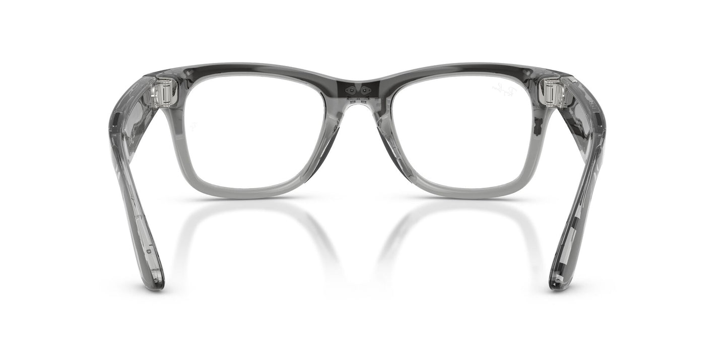 Ray-Ban 4012 Meta (Gen 2) Wayfarer Transparent Grey Clear/Sapphire Transitions RW4012 6840MF (50)