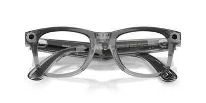 Ray-Ban 4012 Meta (Gen 2) Wayfarer Transparent Grey Clear/Sapphire Transitions RW4012 6840MF (50)