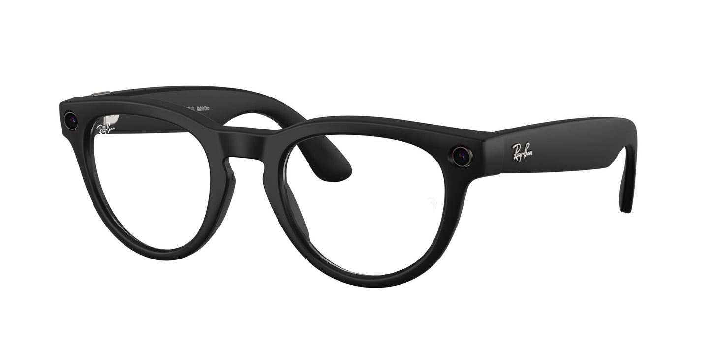 Ray-Ban 4013 Meta (Gen 2) Headliner Matte Black Clear/Blue Light RW4013 601SSB (50)