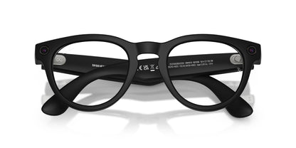 Ray-Ban 4013 Meta (Gen 2) Headliner Matte Black Clear/Blue Light RW4013 601SSB (50)