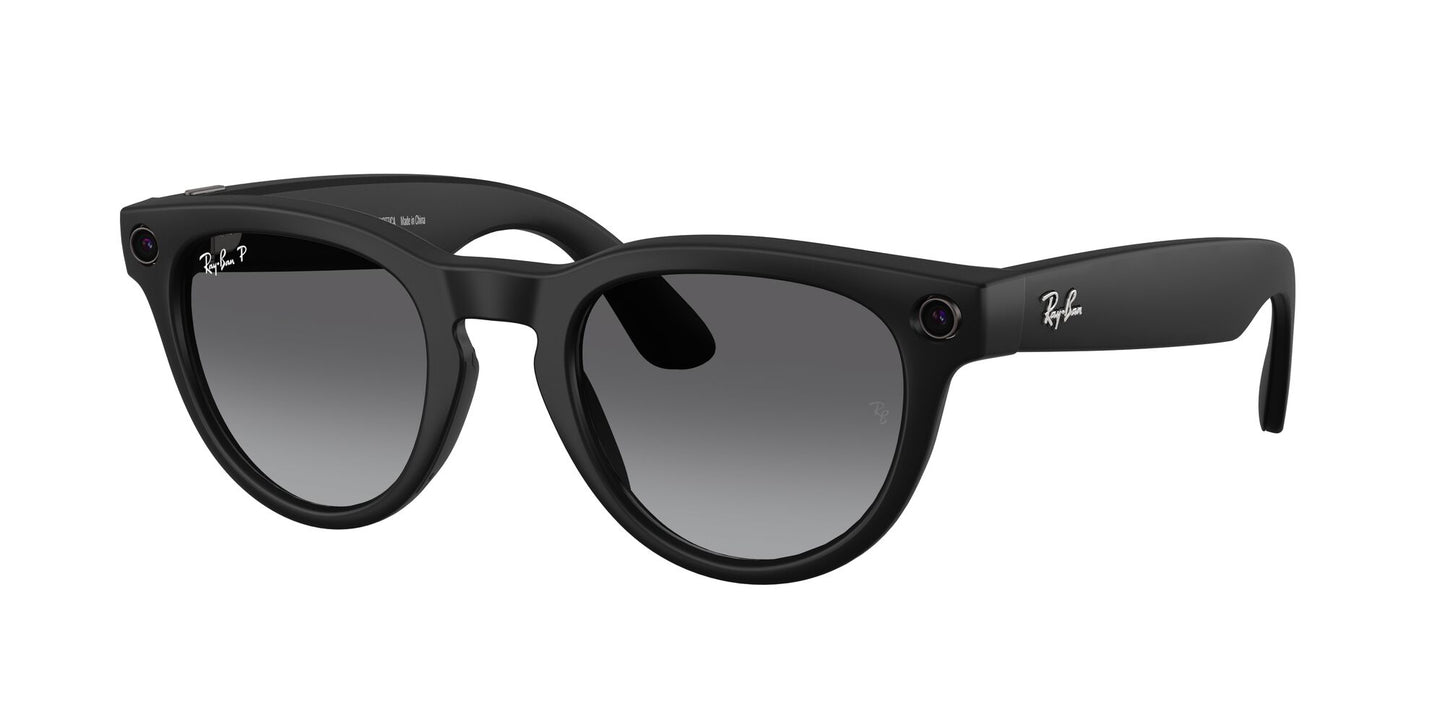 Ray-Ban 4013 Meta (Gen 2) Headliner Polarised Matte Black Graphite Gradient RW4013 601ST3 (50)
