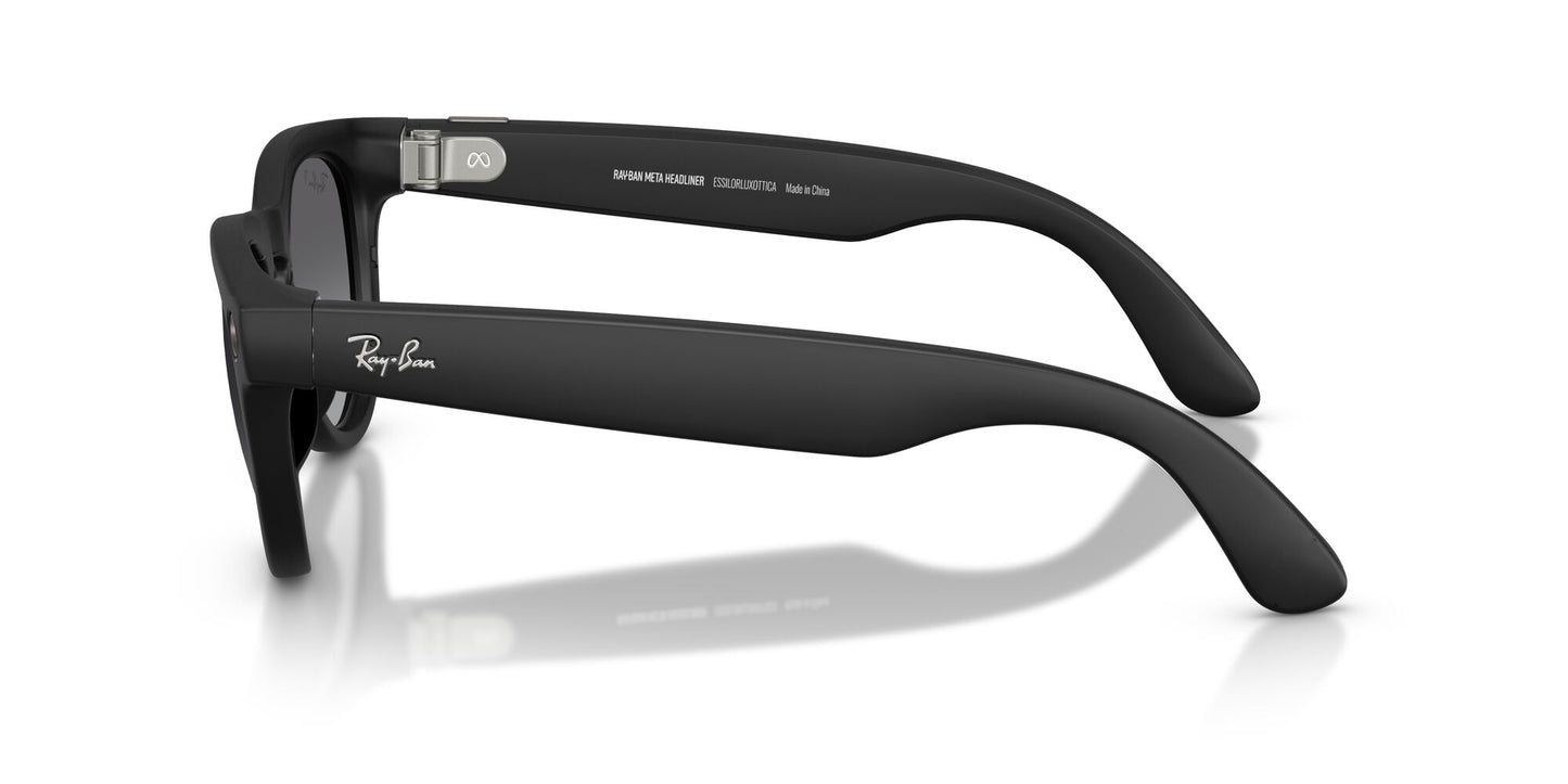 Ray-Ban 4013 Meta (Gen 2) Headliner Polarised Matte Black Graphite Gradient RW4013 601ST3 (50)