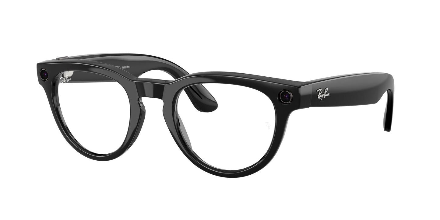 Ray-Ban 4013 Meta (Gen 2) Headliner Black Clear/Graphite Green Transitions RW4013 601/1M (50)