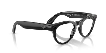 Ray-Ban 4013 Meta (Gen 2) Headliner Black Clear/Graphite Green Transitions RW4013 601/1M (50)