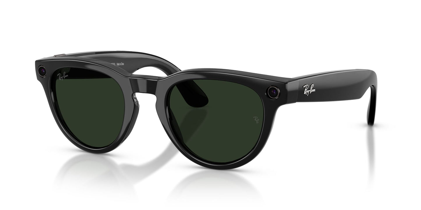Ray-Ban 4013 Meta (Gen 2) Headliner Black Clear/Graphite Green Transitions RW4013 601/1M (50)