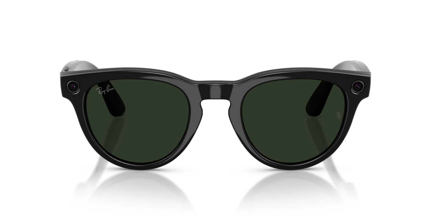 Ray-Ban 4013 Meta (Gen 2) Headliner Black Clear/Graphite Green Transitions RW4013 601/1M (50)