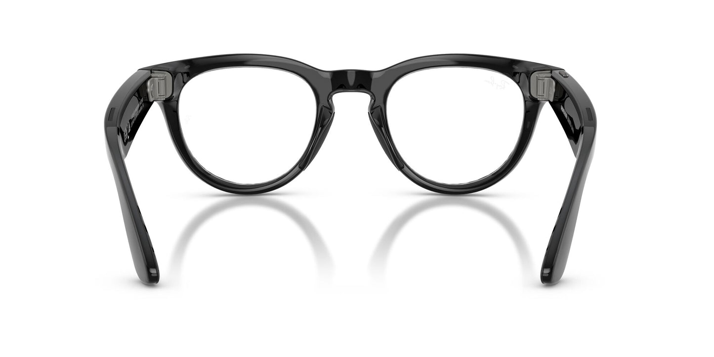 Ray-Ban 4013 Meta (Gen 2) Headliner Black Clear/Graphite Green Transitions RW4013 601/1M (50)