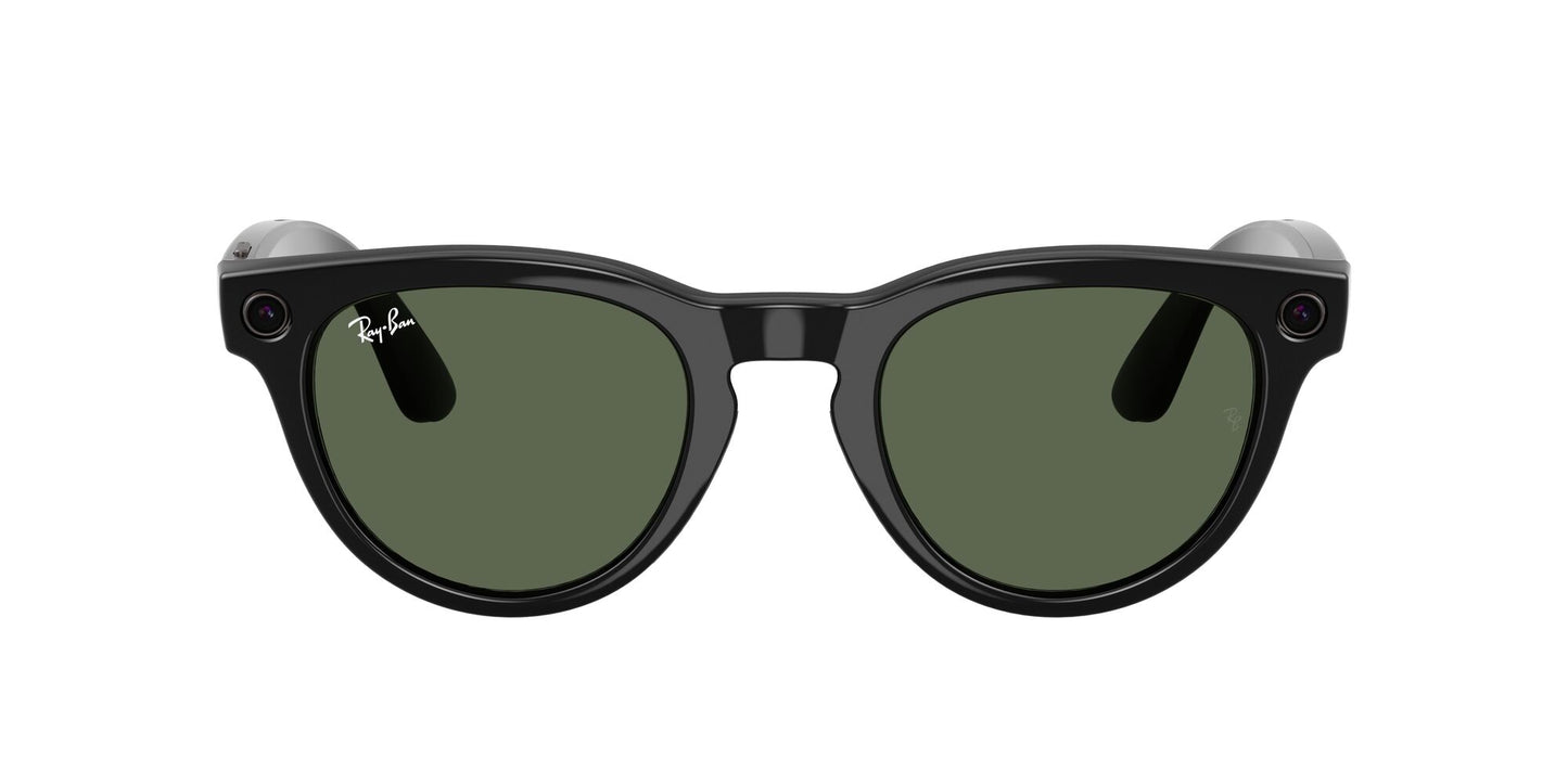 Ray-Ban 4013 Meta (Gen 2) Headliner Black G-15 Green RW4013 601/71 (50)