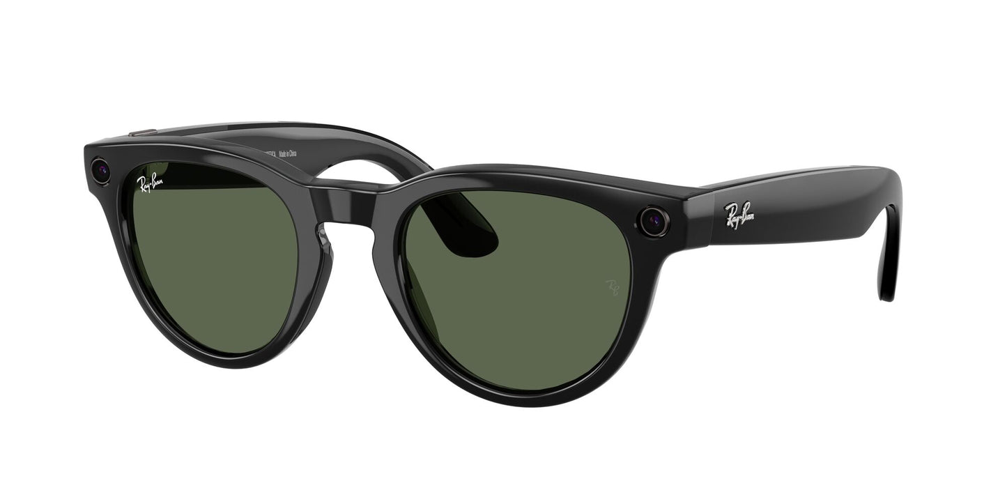 Ray-Ban 4013 Meta (Gen 2) Headliner Black G-15 Green RW4013 601/71 (50)
