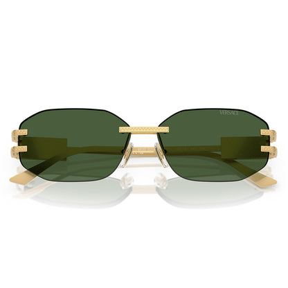 Versace 2274 Gold Dark Green VE2274 100271 (58)