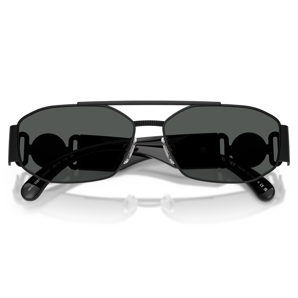 Versace 2287 Matte Black Dark Grey VE2287 126187 (58)