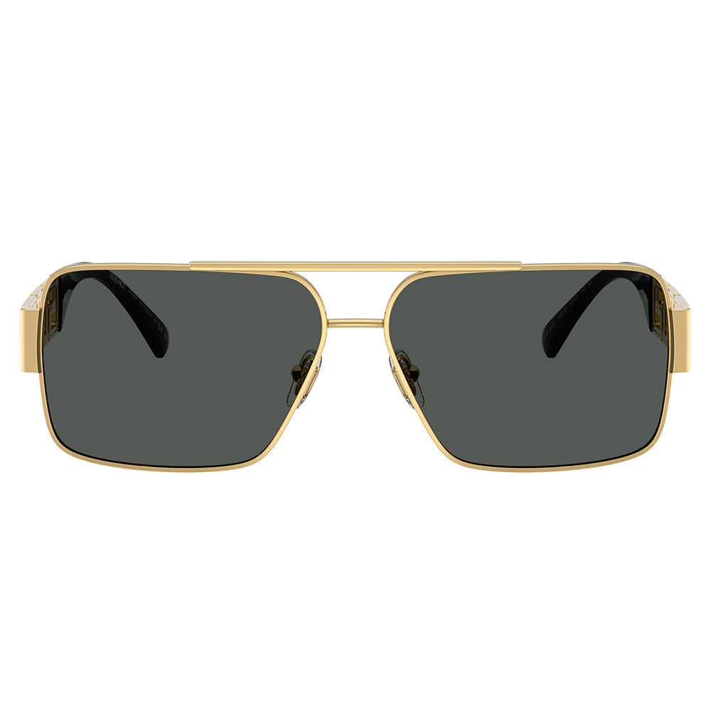 Versace 2290 Gold Dark Grey VE2290 100287 (61)