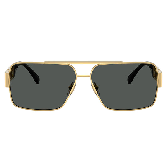 Versace 2290 Gold Dark Grey VE2290 100287 (61)