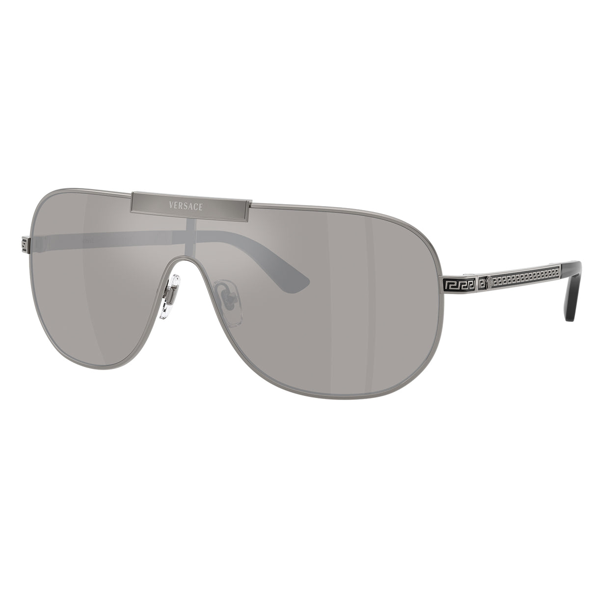 Versace 2293 Gunmetal Light Grey/Silver Mirror VE2293 10016G (40)