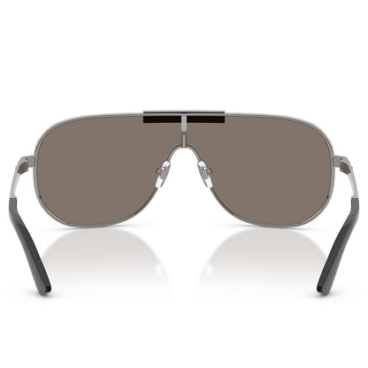Versace 2293 Gunmetal Light Grey/Silver Mirror VE2293 10016G (40)