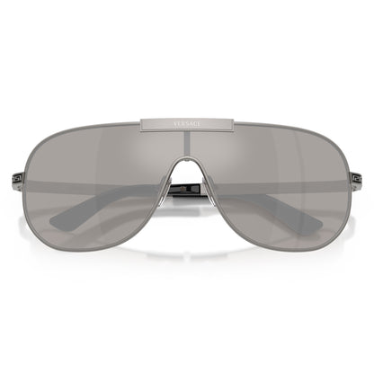 Versace 2293 Gunmetal Light Grey/Silver Mirror VE2293 10016G (40)