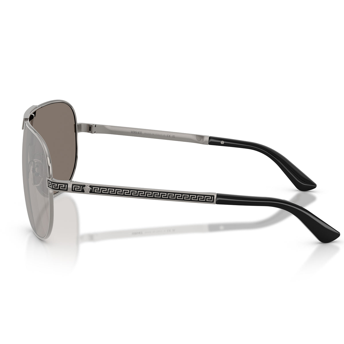 Versace 2293 Gunmetal Light Grey/Silver Mirror VE2293 10016G (40)