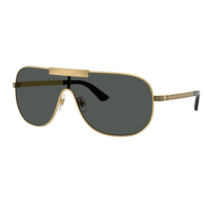 Versace 2293 Gold Dark Grey VE2293 100287 (40)