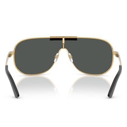 Versace 2293 Gold Dark Grey VE2293 100287 (40)