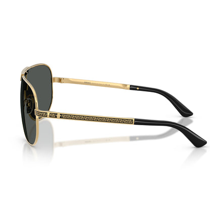 Versace 2293 Gold Dark Grey VE2293 100287 (40)