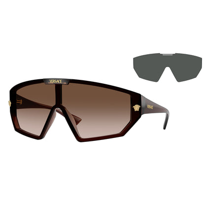 Versace 4461 Transparent Brown Brown Gradient/Dark Grey VE4461 533213 (47)