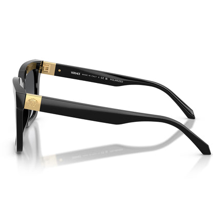 Versace 4498 Polarised Black Dark Grey Gradient VE4498 GB1/T3 (55)