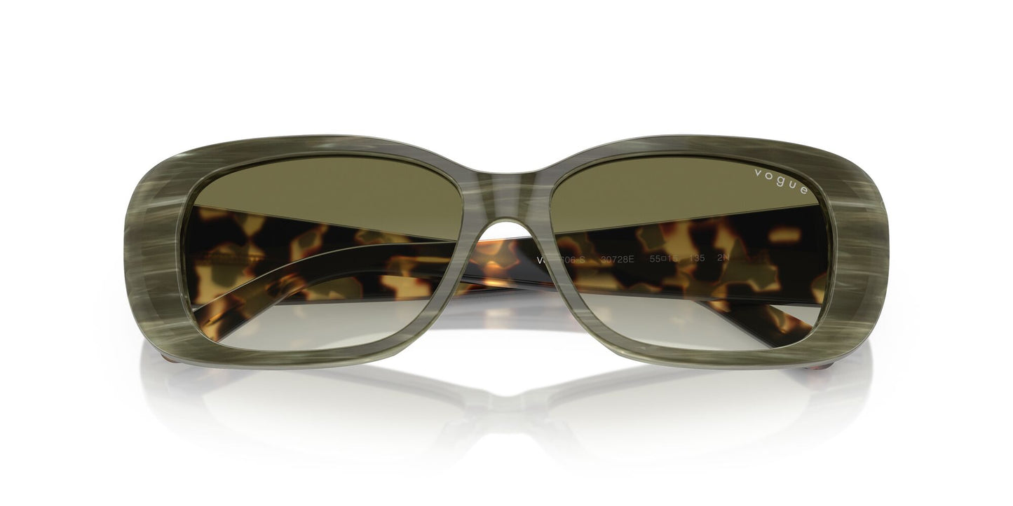 Vogue 2606 Green Horn Clear Gradient Dark Green (2606 30728E)