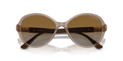 Vogue 5475 Polarised Transparent Brown Brown Gradient (5475 2940T5)