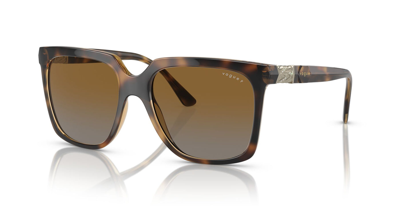 Vogue 5476 Polarised Dark Havana Brown Gradient (5476 W656T5)