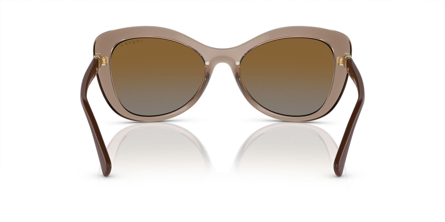 Vogue 5515SB Polarised Transparent Brown Brown Gradient (5515SB 2940T5)