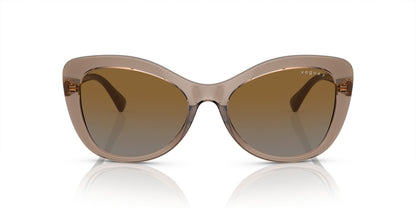 Vogue 5515SB Polarised Transparent Brown Brown Gradient (5515SB 2940T5)