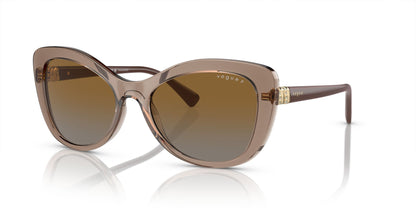 Vogue 5515SB Polarised Transparent Brown Brown Gradient (5515SB 2940T5)